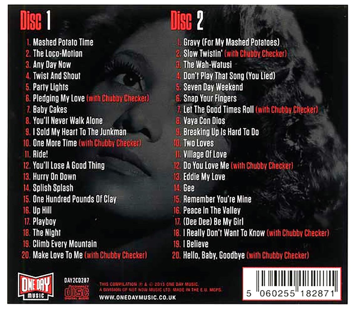 Dee Dee Sharp - The Best Of Dee Dee Sharp (40 tracks) (2xCD) (deluxe 3-fold digipak)