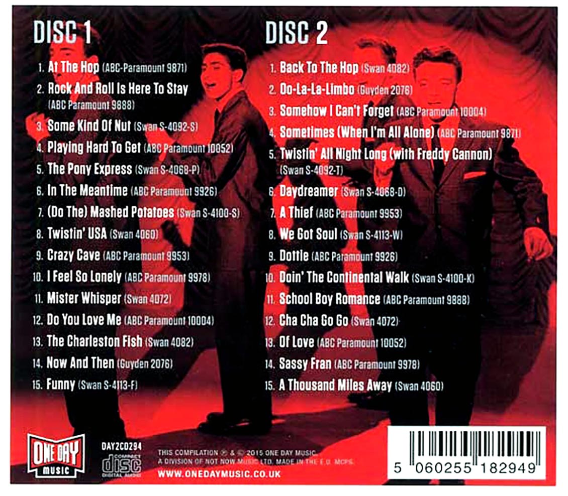 Danny & The Juniors - Greatest Hits (30 tracks) (2xCD) (deluxe 3-fold digipak)