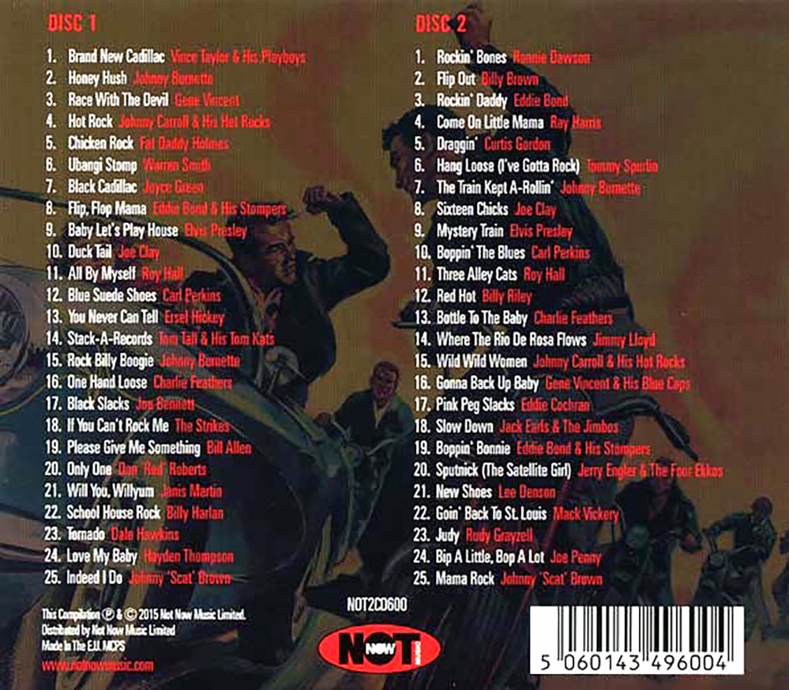 Various - Real Raw Rockabilly (50 tracks) (2xCD)