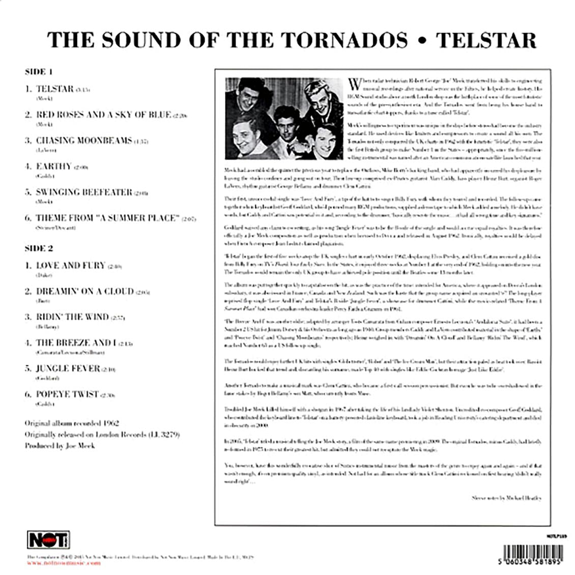 The Tornadoes - Telstar: The Sound Of The Tornadoes (180g)