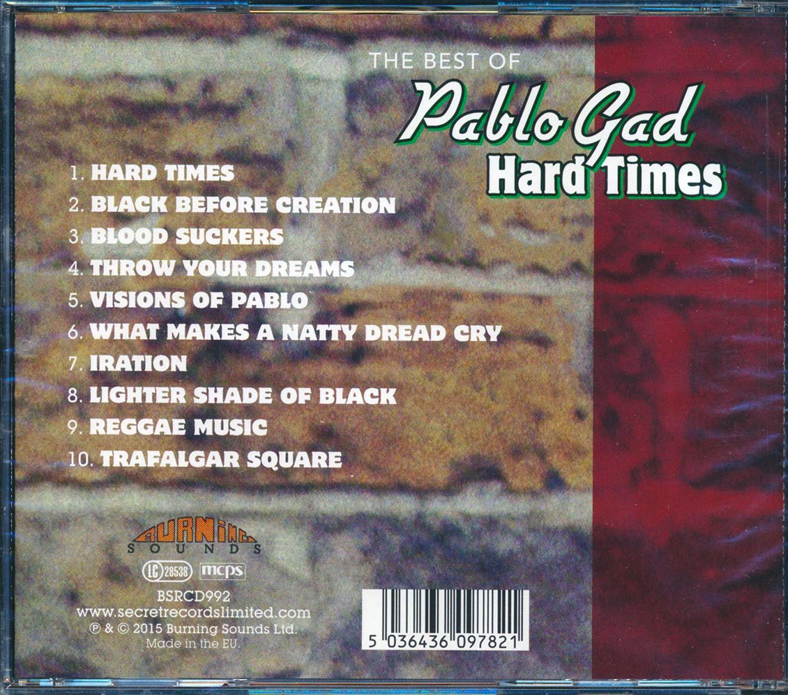 Pablo Gad - Hard Times: The Best Of Pablo Gad