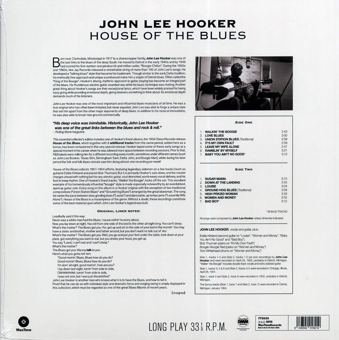 John Lee Hooker - House Of The Blues (ltd. ed.) (180g)