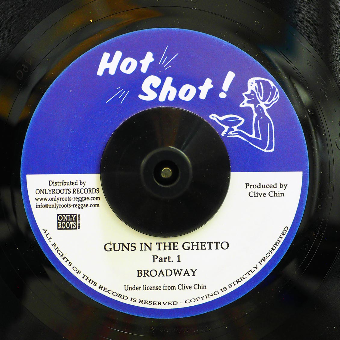Broadway (Abe Rodway) - Guns In The Ghetto  /  Randy's All Stars - Guns In The Ghetto Part 2 (France press)