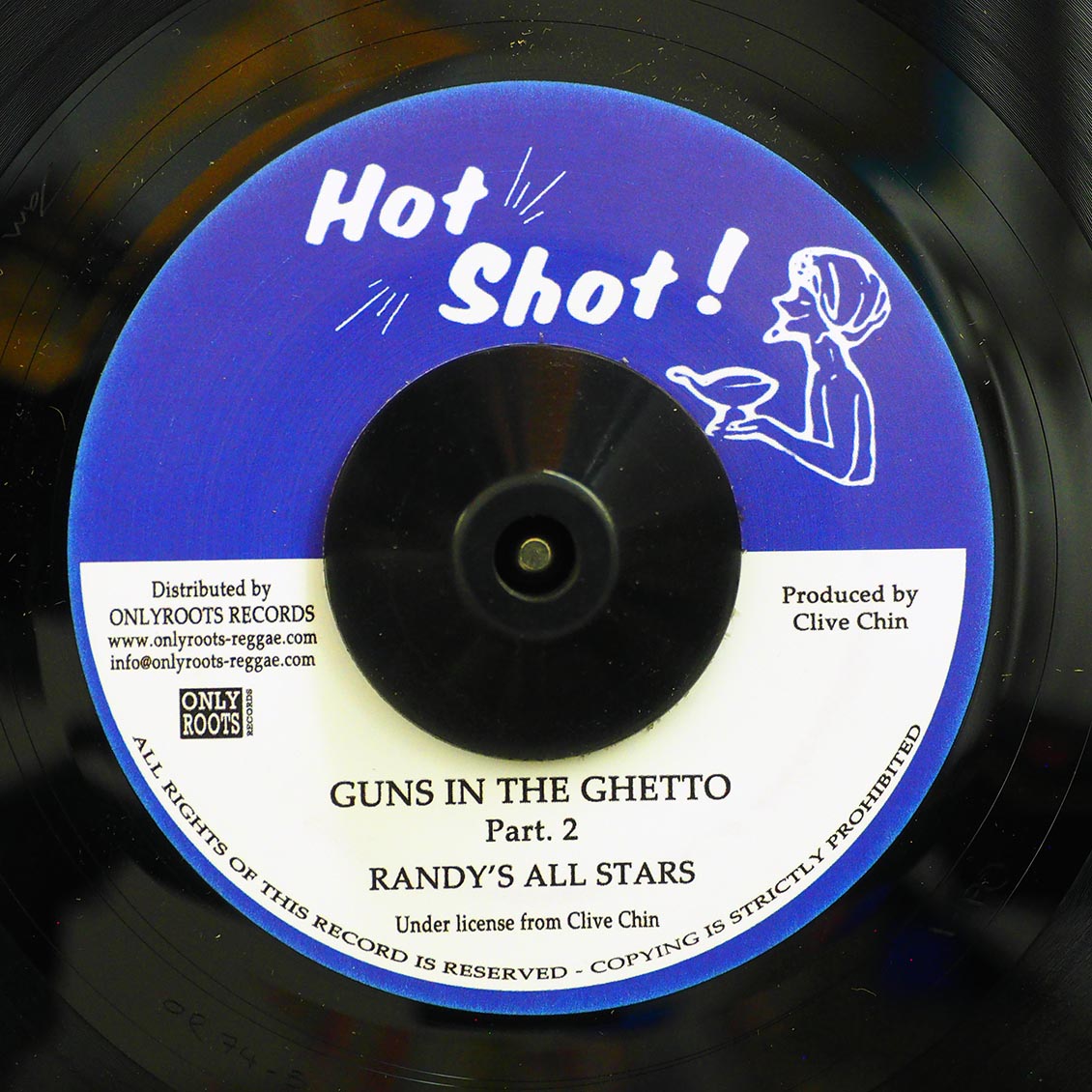 Broadway (Abe Rodway) - Guns In The Ghetto  /  Randy's All Stars - Guns In The Ghetto Part 2 (France press)