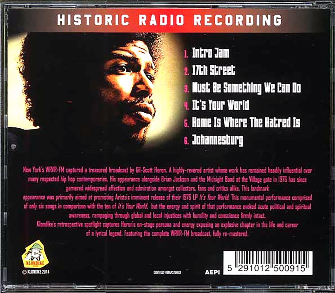 Gil Scott-Heron - Village Gate New York, 1976 (With Brian Jackson & The Midnight Band) (remastered)