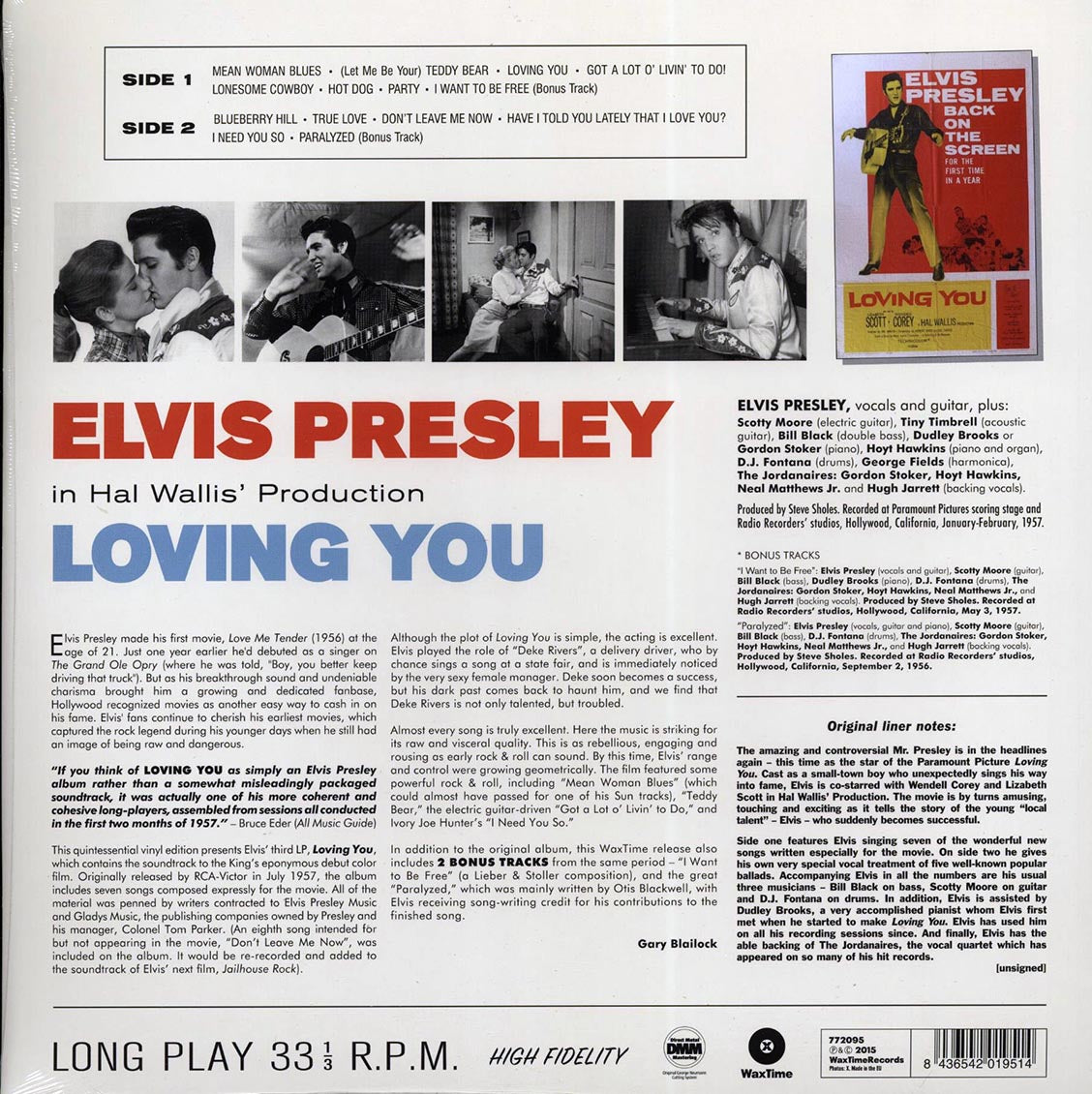 Elvis Presley - Loving You (ltd. ed.) (180g)