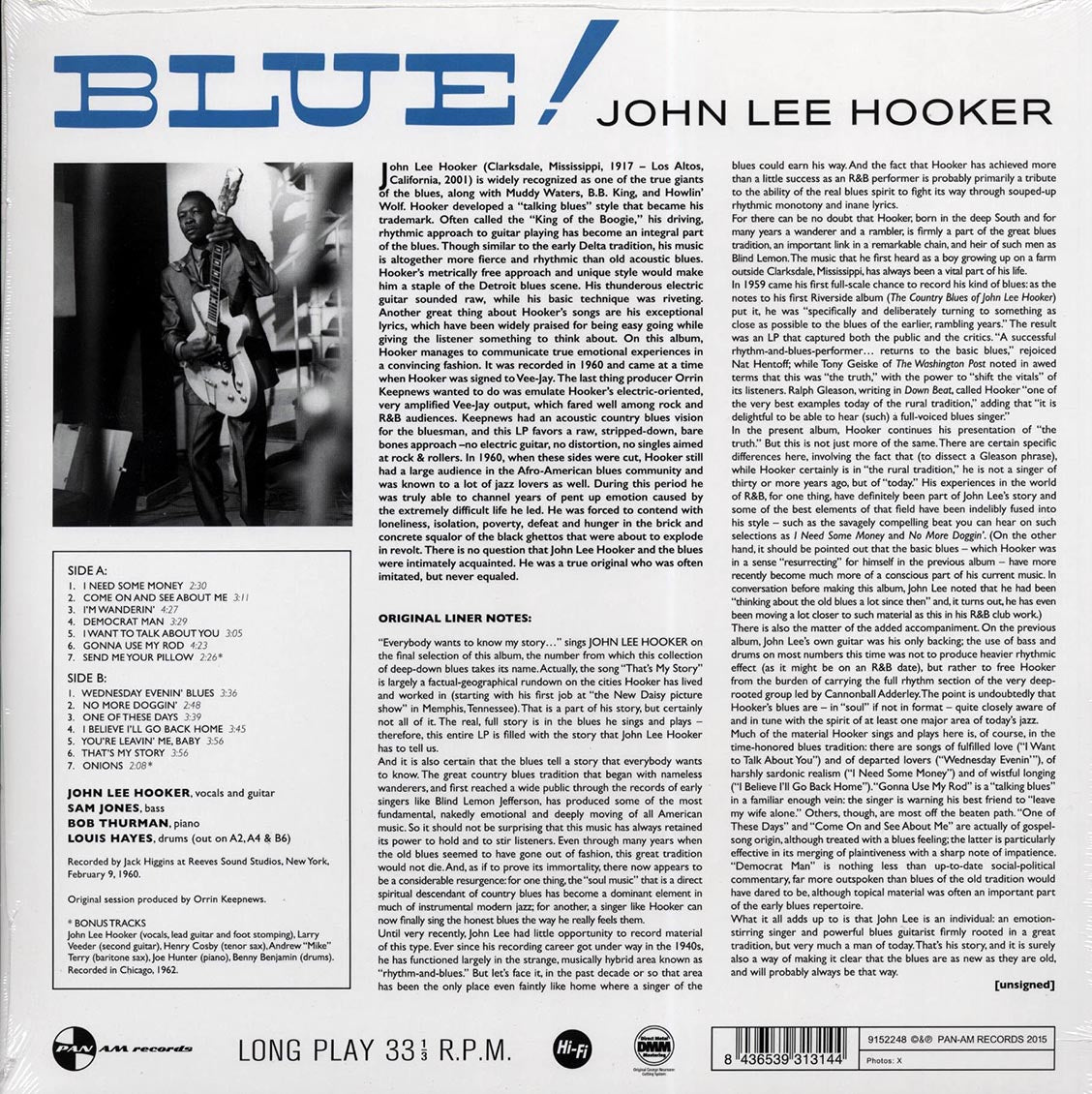 John Lee Hooker - Blue! (ltd. ed.) (180g)
