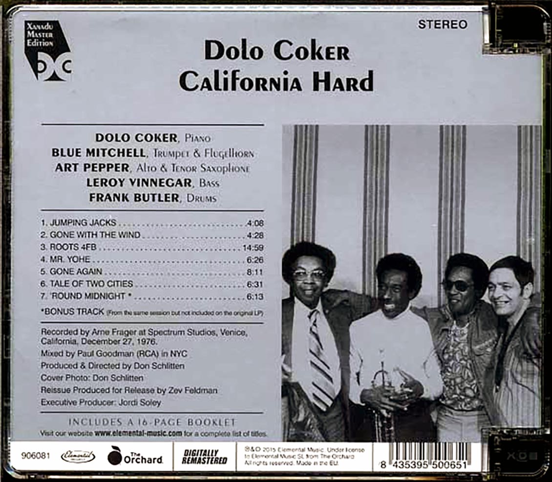 Dolo Coker - California Hard (incl. large booklet) (remastered)