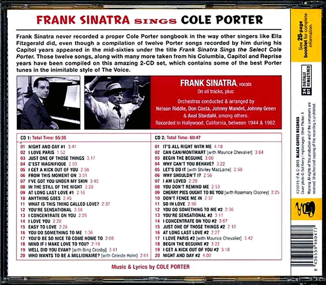 Frank Sinatra - Sings Cole Porter (ltd. ed.) (2xCD) (remastered)