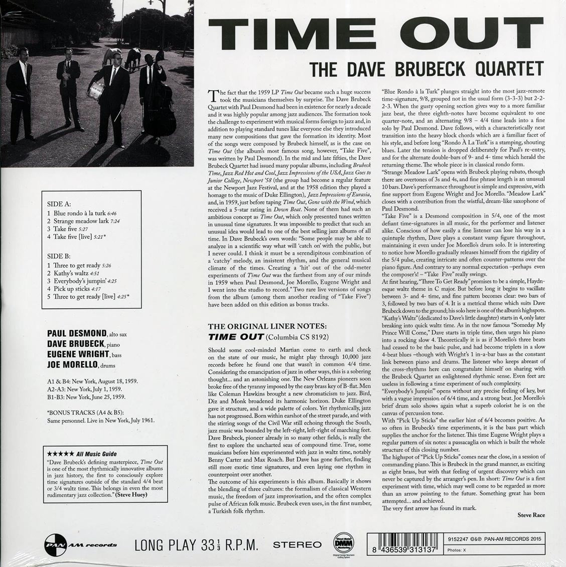 The Dave Brubeck Quartet - Time Out (ltd. ed.) (180g)