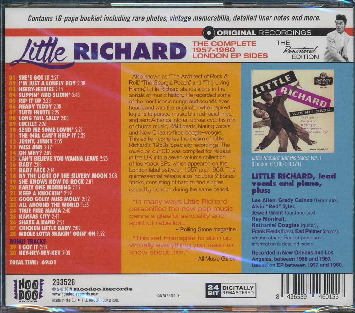Little Richard - The Complete 1957-1960 London EP Sides (incl. large booklet) (remastered)