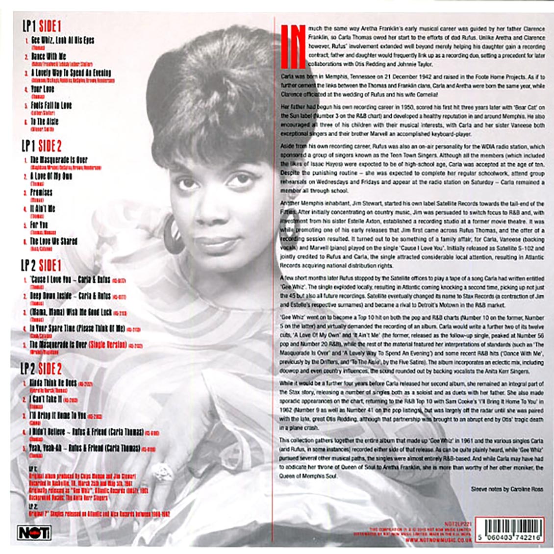 Carla Thomas - Gee Whiz (2xLP) (180g)