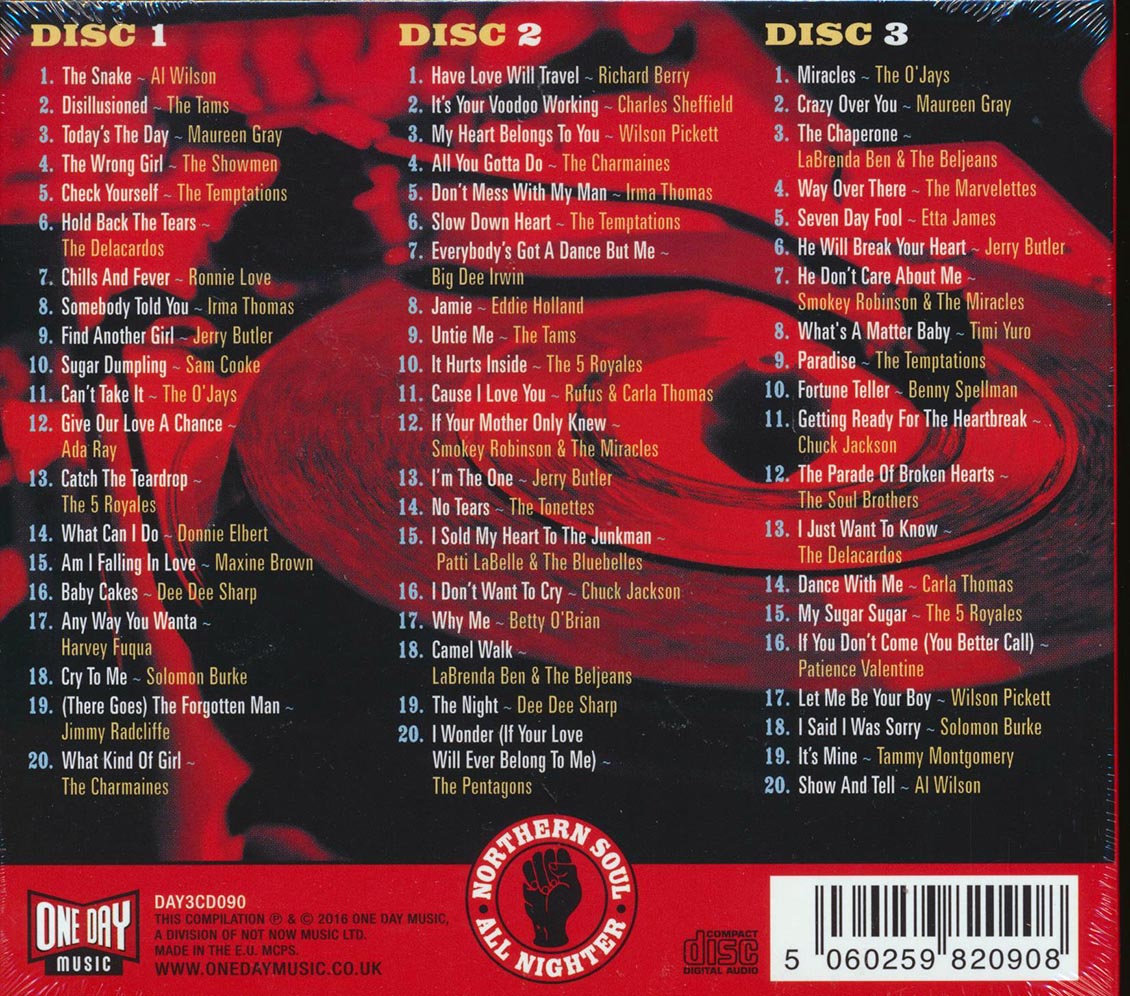 Various - Northern Soul All Nighter (60 tracks) (3xCD) (deluxe 3-fold digipak)