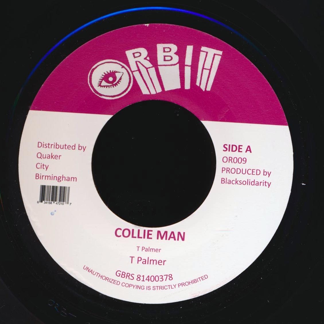 Triston Palmer - Collie Man  /  Version