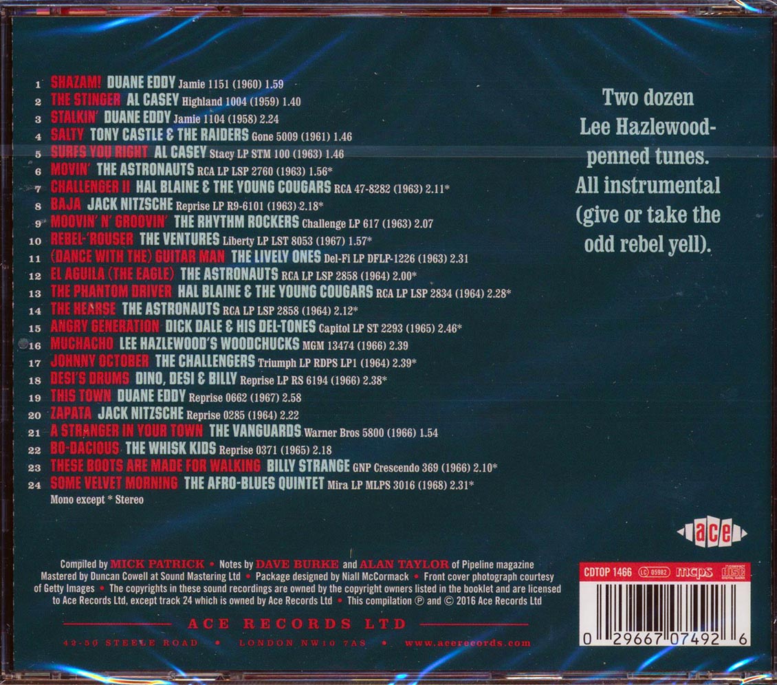 Various - Shazam! And Other Instrumentals Written By Lee Hazlewood (24 tracks)