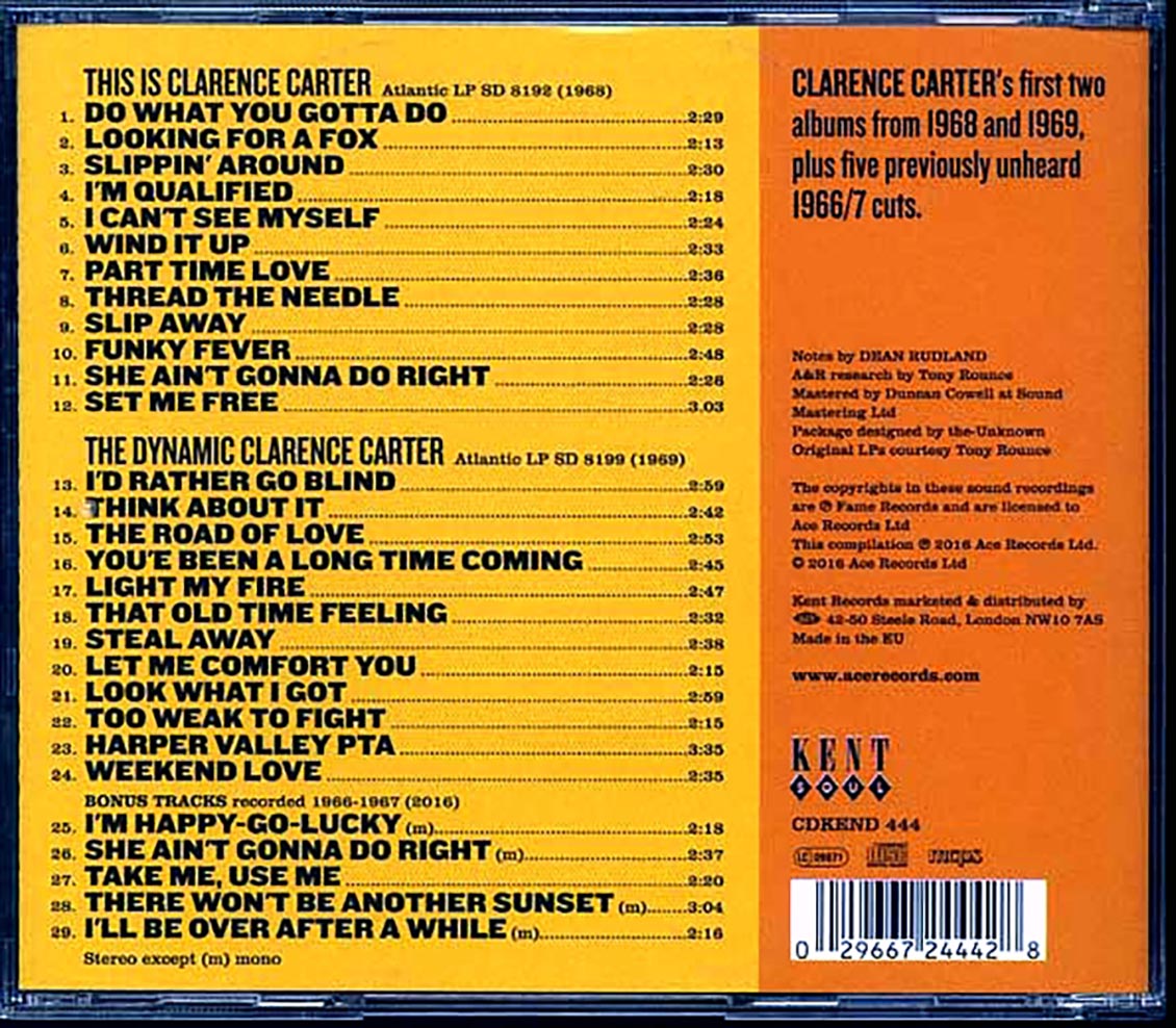 Clarence Carter - This Is Clarence Carter + The Dynamic Clarence Carter