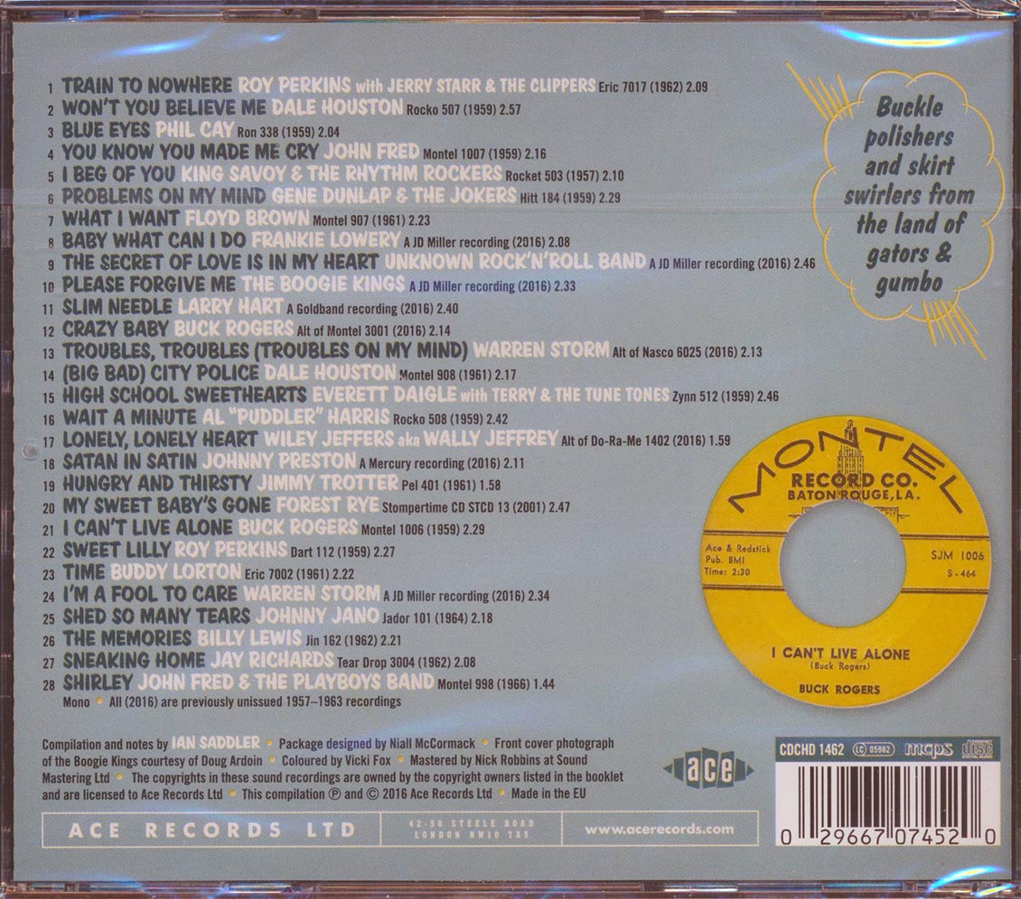 Johnny Preston, Gene Dunlop, John Fred, Roy Perkins, Etc. - Swamp Pop By The Bayou: Troubles, Tears & Trains (28 tracks)