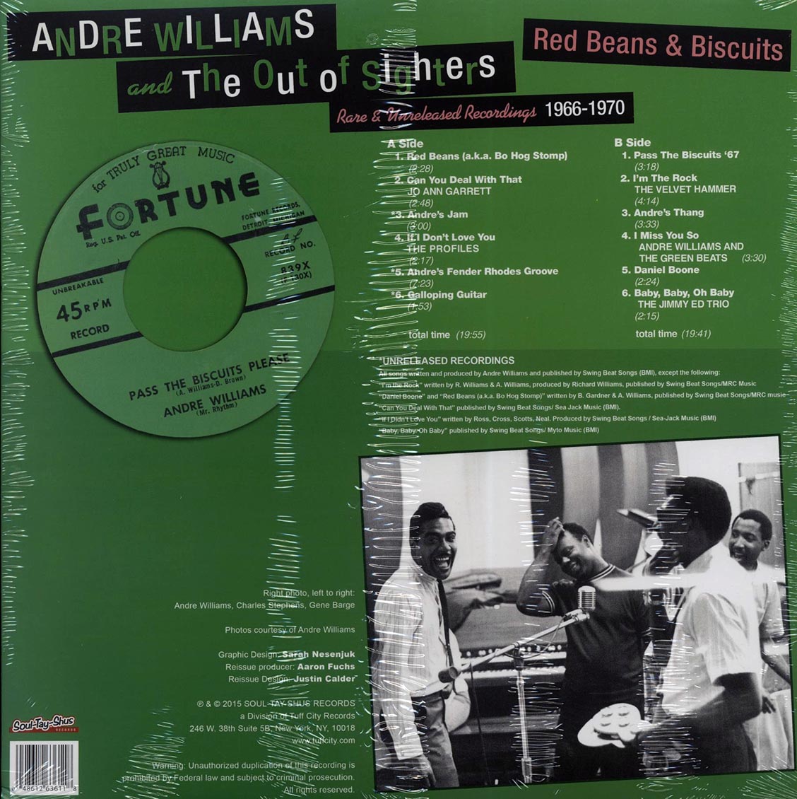 Andre Williams - Red Beans & Biscuits: Rare & Unreleased Recordings 1966-1970