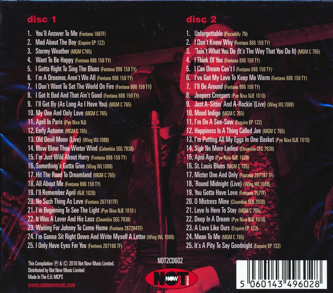 Cleo Laine - Unforgettable (50 tracks) (2xCD)
