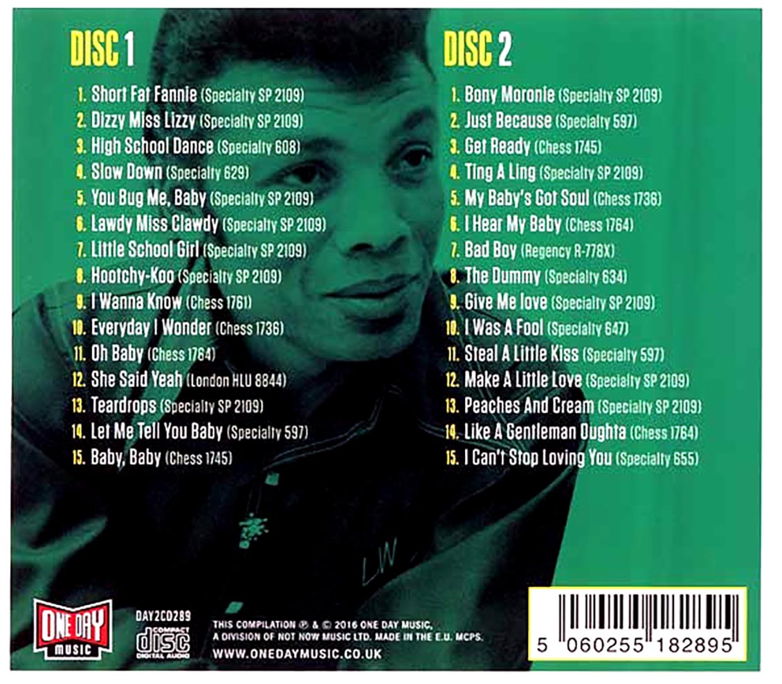 Larry Williams - The Very Best Of Larry Williams (30 tracks) (2xCD) (deluxe 3-fold digipak)