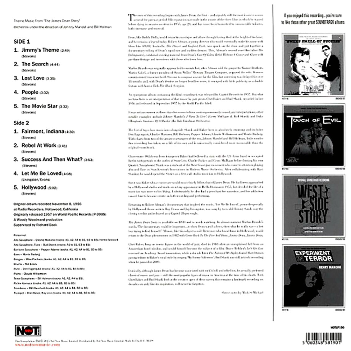 Various - Theme Music From The James Dean Story (180g)