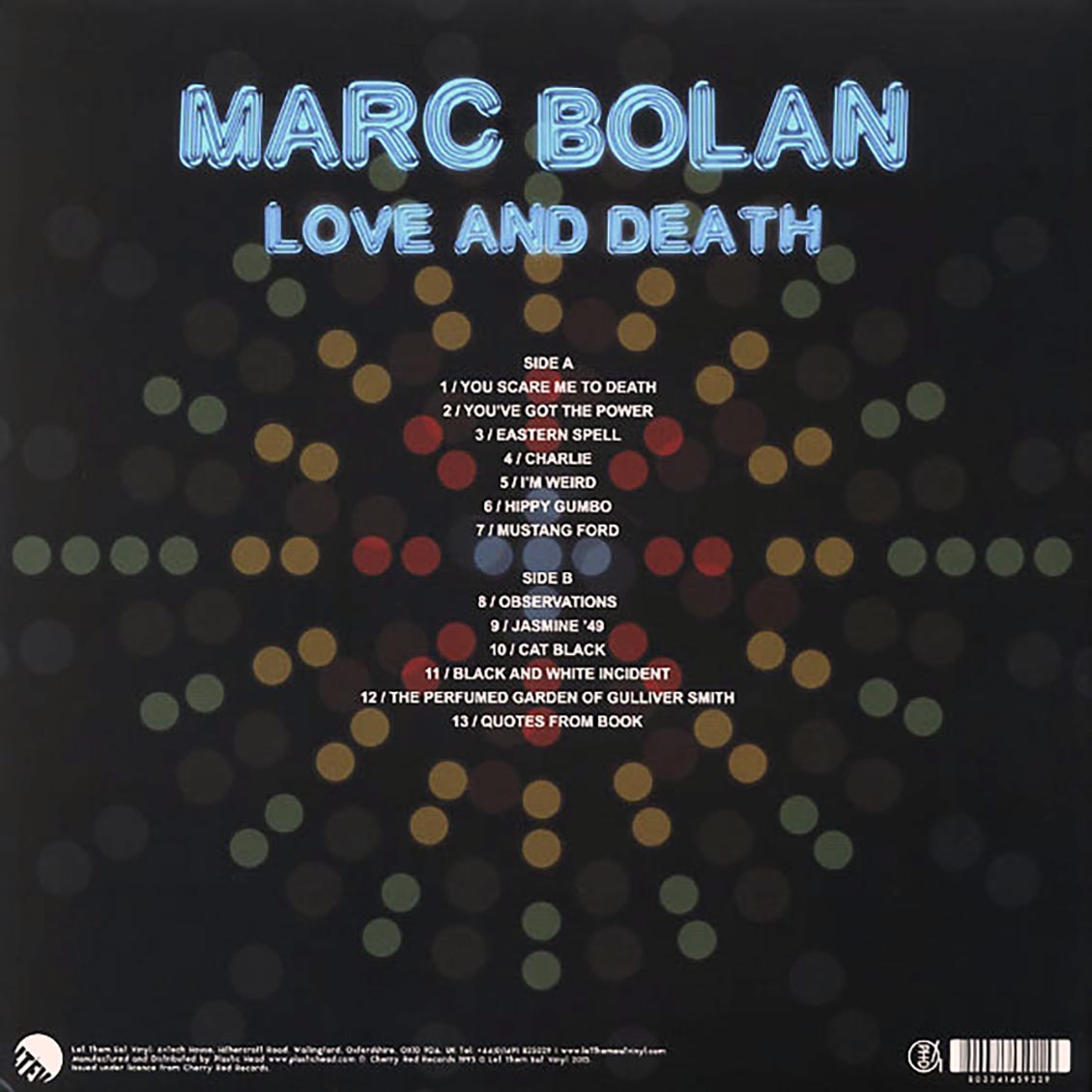 Marc Bolan - Love And Death (ltd. ed.) (colored vinyl)