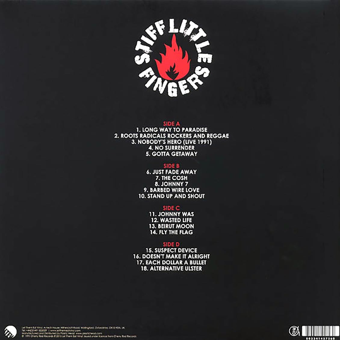 Stiff Little Fingers - Fly The Flags: Live At Brixton Academy 1991 (ltd. ed.) (2xLP) (colored vinyl)