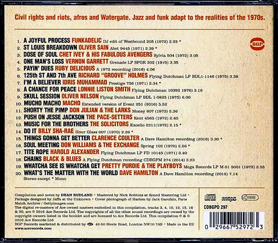 Various - Things Gonna Get Better: Street Funk And Jazz Grooves 1970-1977 (20 tracks)
