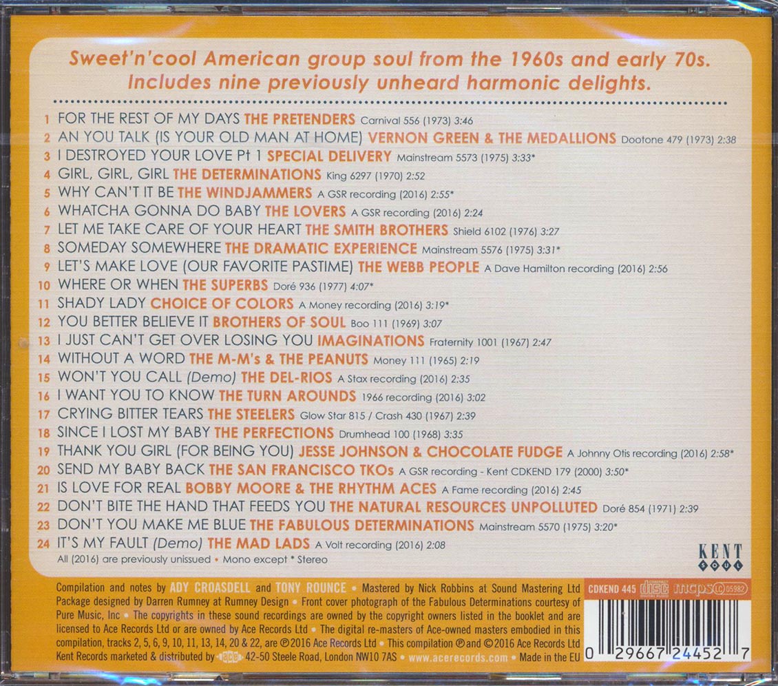 Various - Harmony Of The Soul: Vocal Groups 1962-1977 (24 tracks)