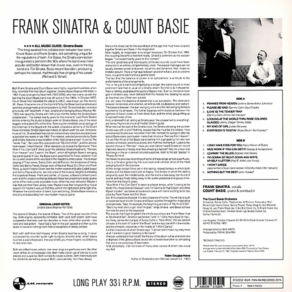 Frank Sinatra & The Count Basie Orchestra - Frank Sinatra & The Count Basie Orchestra (ltd. ed.) (180g)