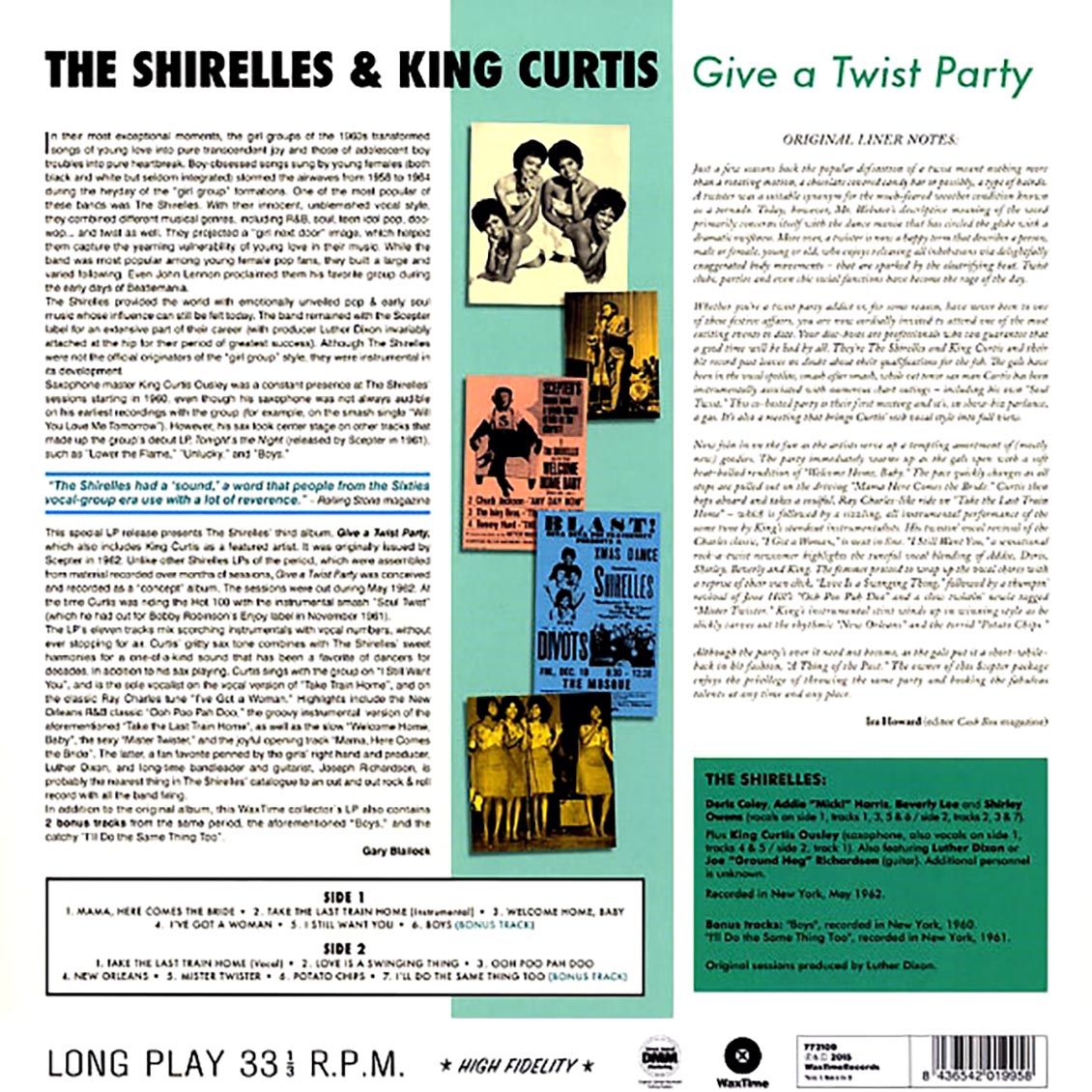 The Shirelles & King Curtis - Give A Twist Party (ltd. ed.) (180g)
