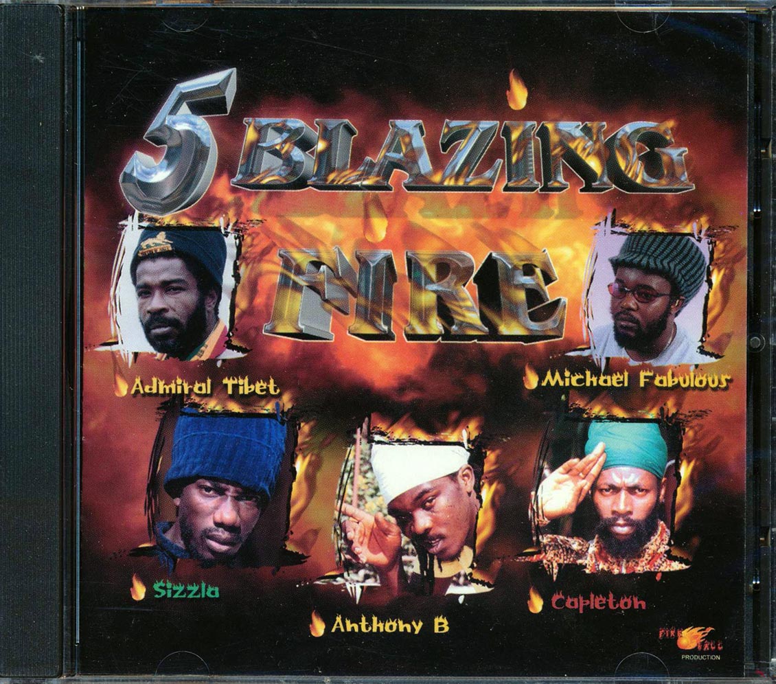 Sizzla, Capleton, Anthony B, etc. - 5 Blazing Fire