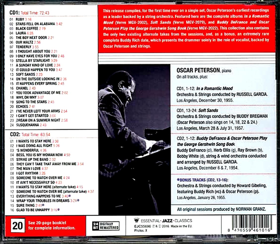 Oscar Peterson - With Strings (2xCD) (incl. large booklet) (remastered)