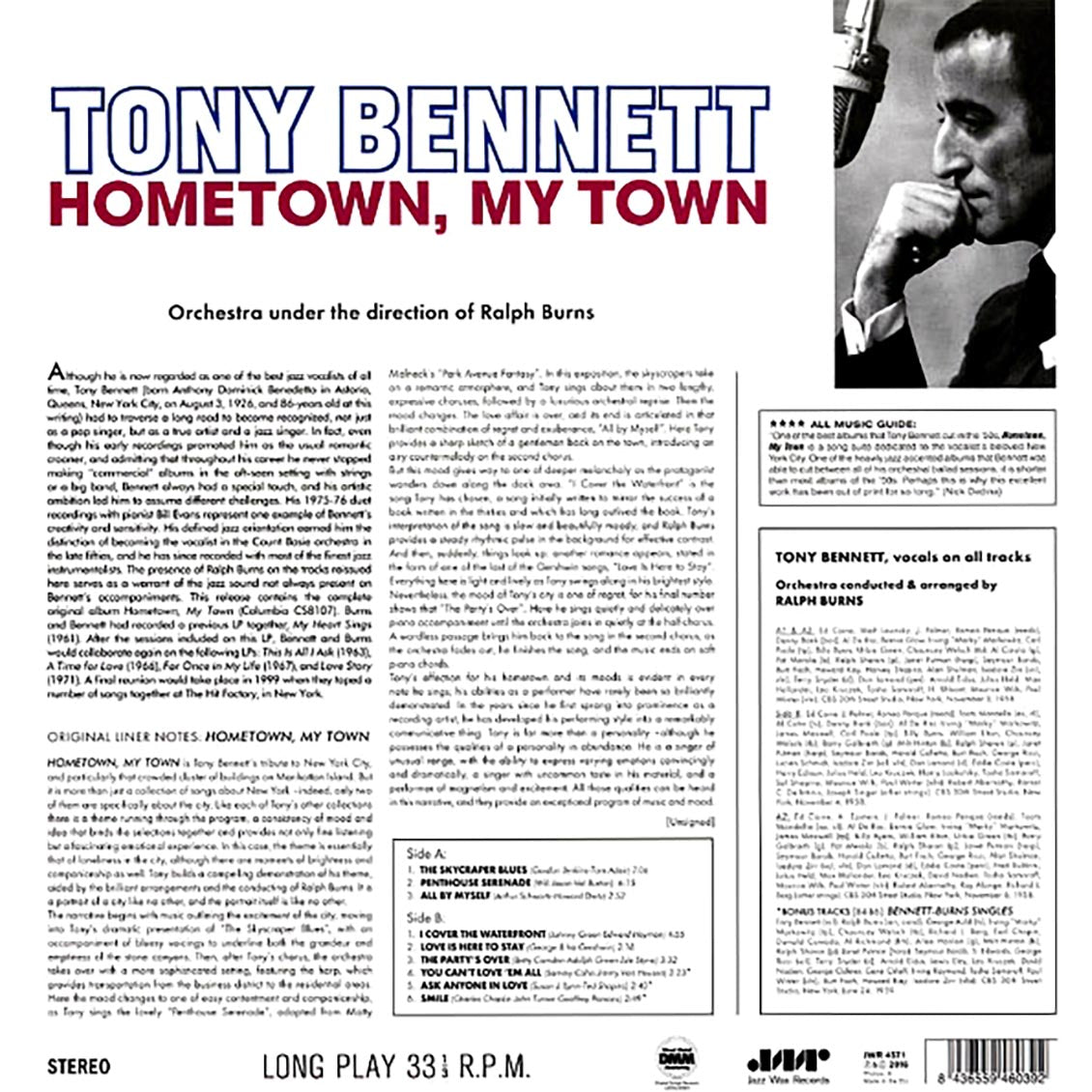 Tony Bennett - Hometown, My Hometown (ltd. ed.) (180g)