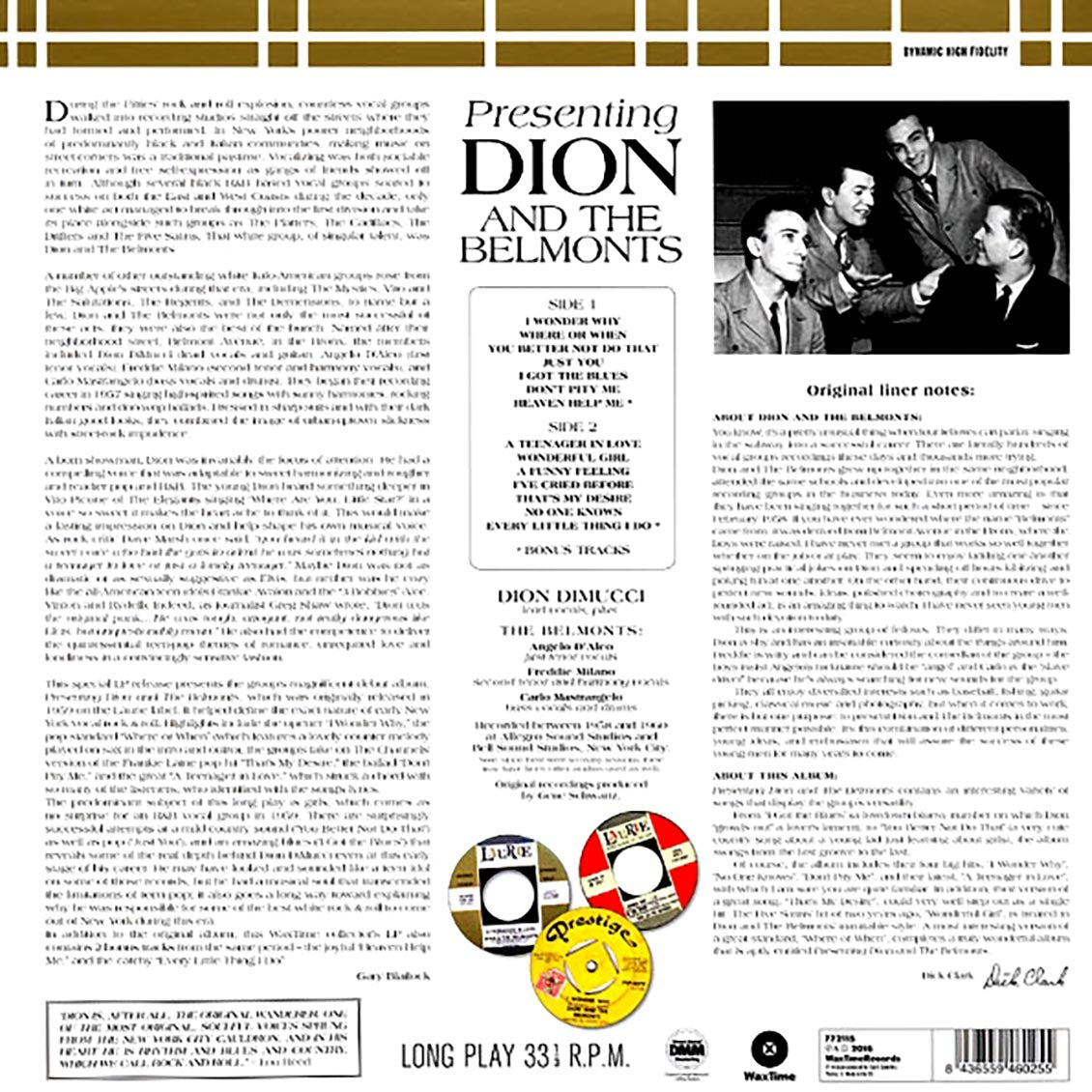 Dion And The Belmonts - Presenting Dion And The Belmonts (ltd. ed.) (180g)