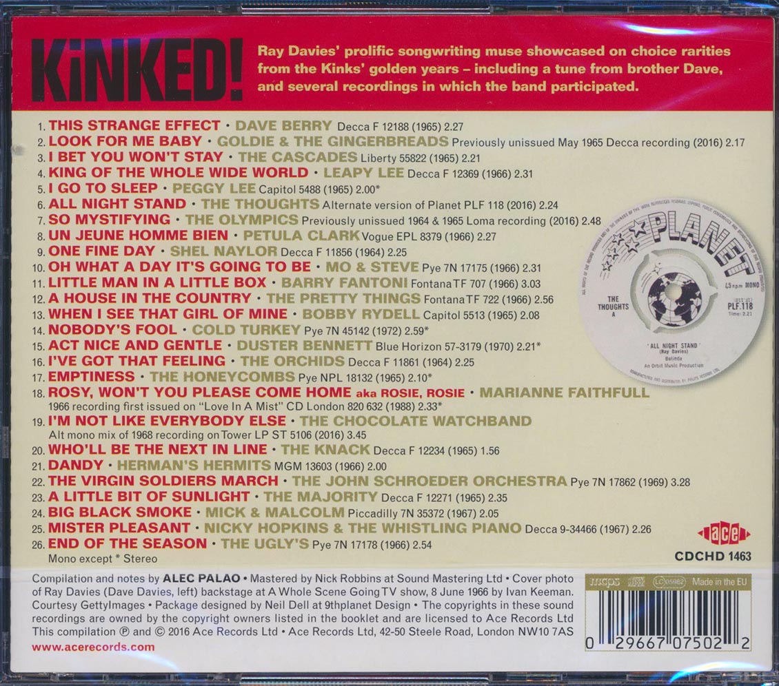 Various - Kinked! Kinks Songs & Sessions 1964-1971 (incl. large booklet)