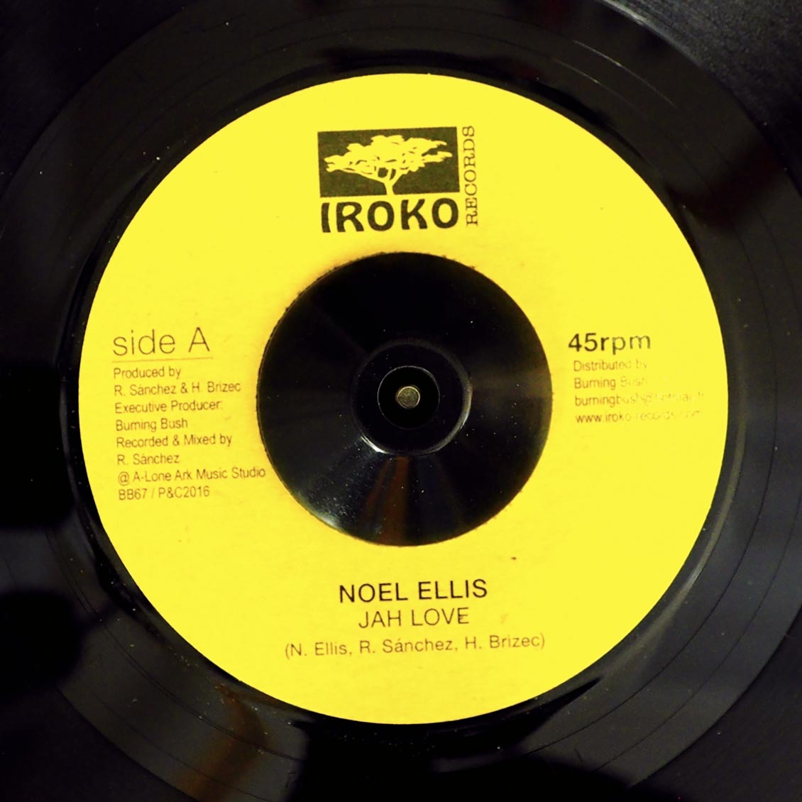 Noel Ellis - Jah Love  /  Lone Ark Riddim Force - Dub Version