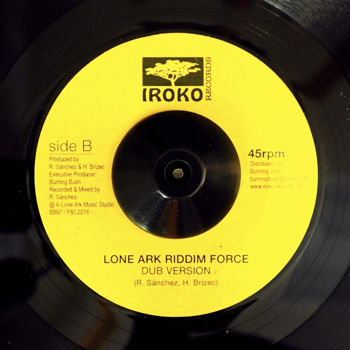Noel Ellis - Jah Love  /  Lone Ark Riddim Force - Dub Version
