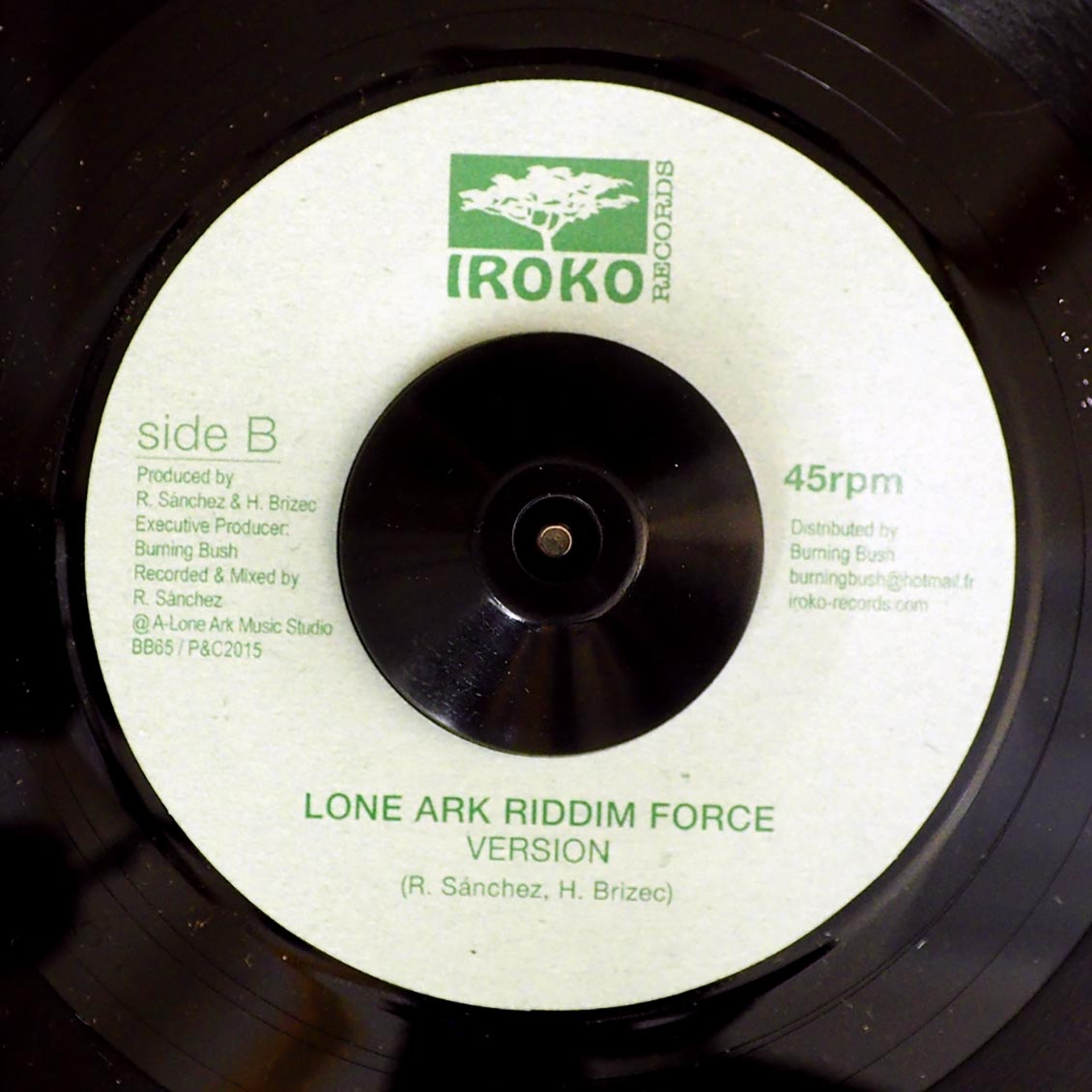 Noel Ellis - Zion  /  Lone Ark Riddim Force - Version