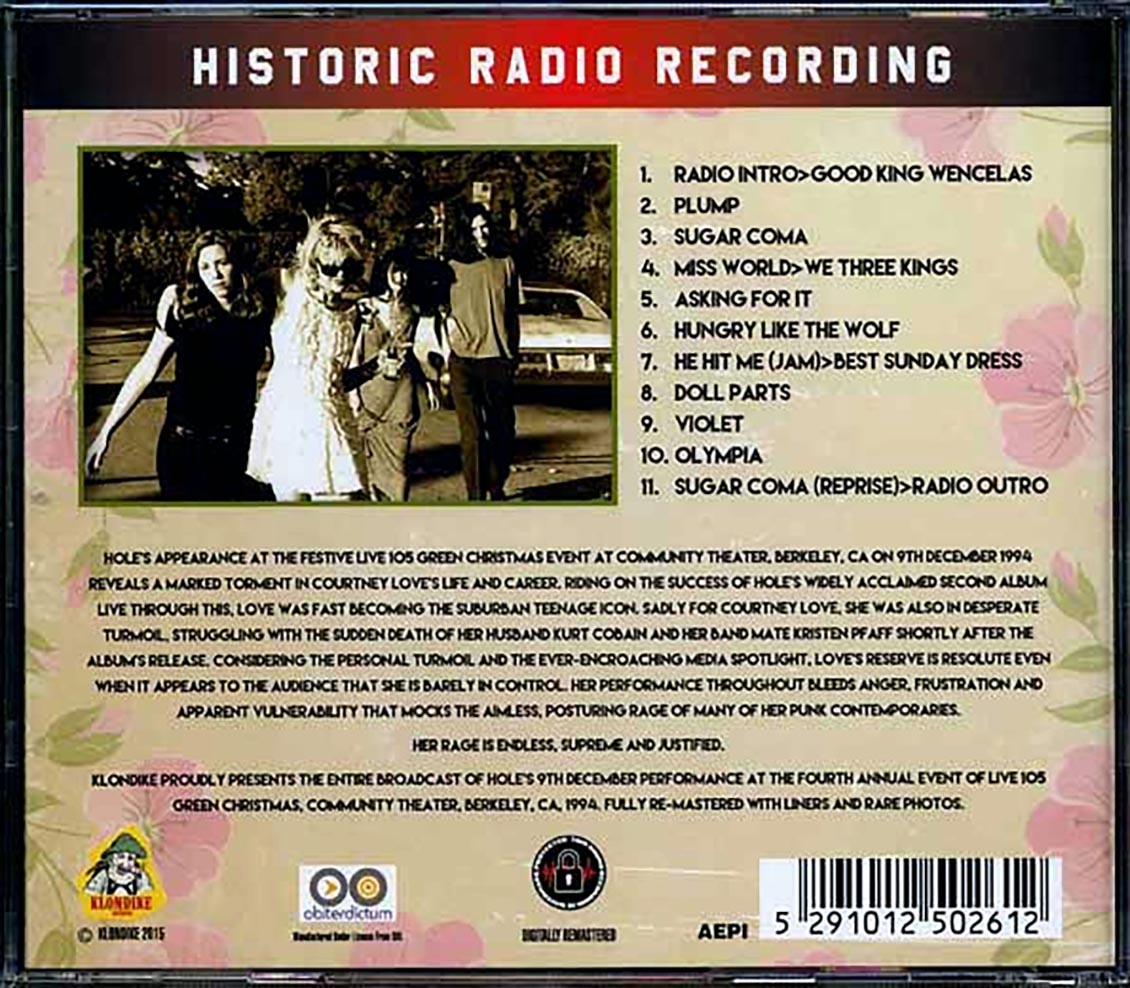 Hole - Live Through This Is Radio Hole, 9th December 1994