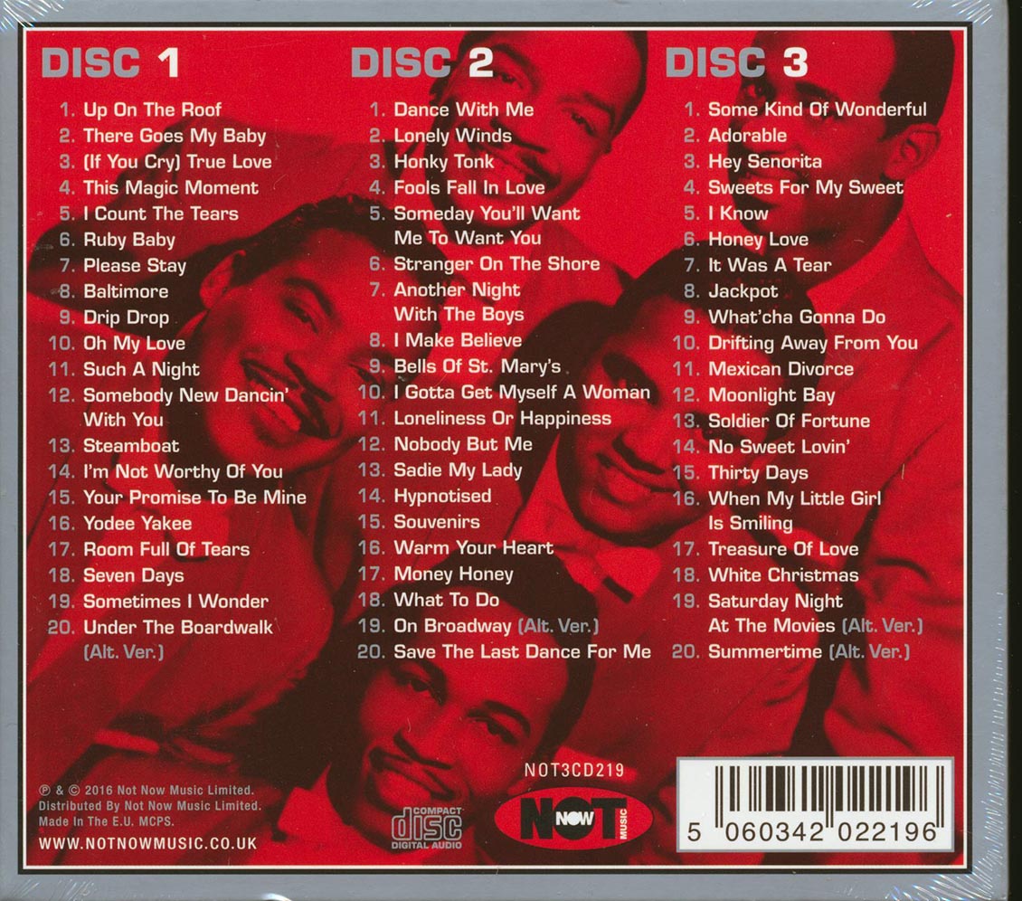 The Drifters - The Best Of The Drifters (60 tracks) (3xCD) (deluxe 3-fold digipak)