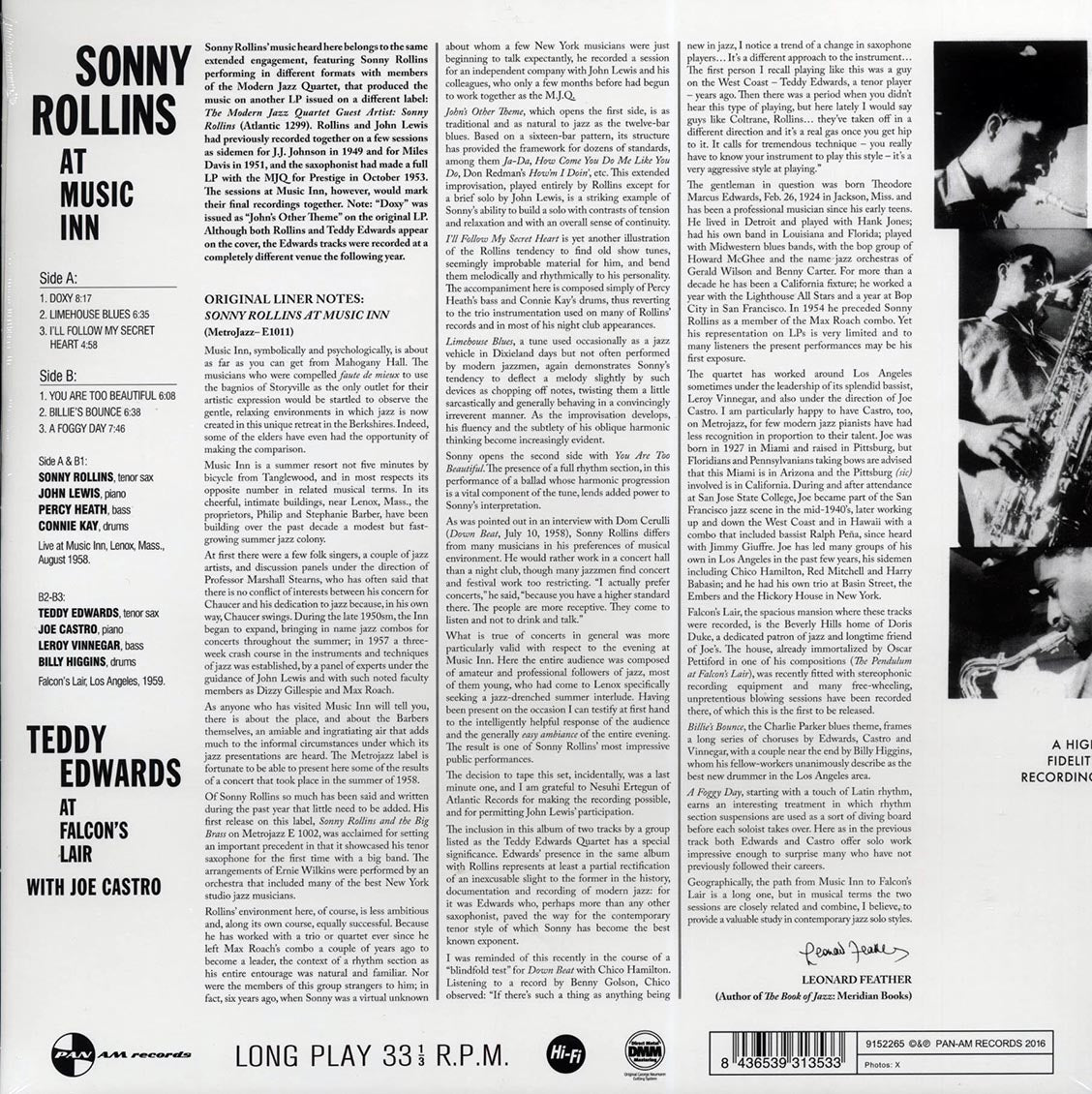 Sonny Rollins - At Music Inn (ltd. ed.) (180g)