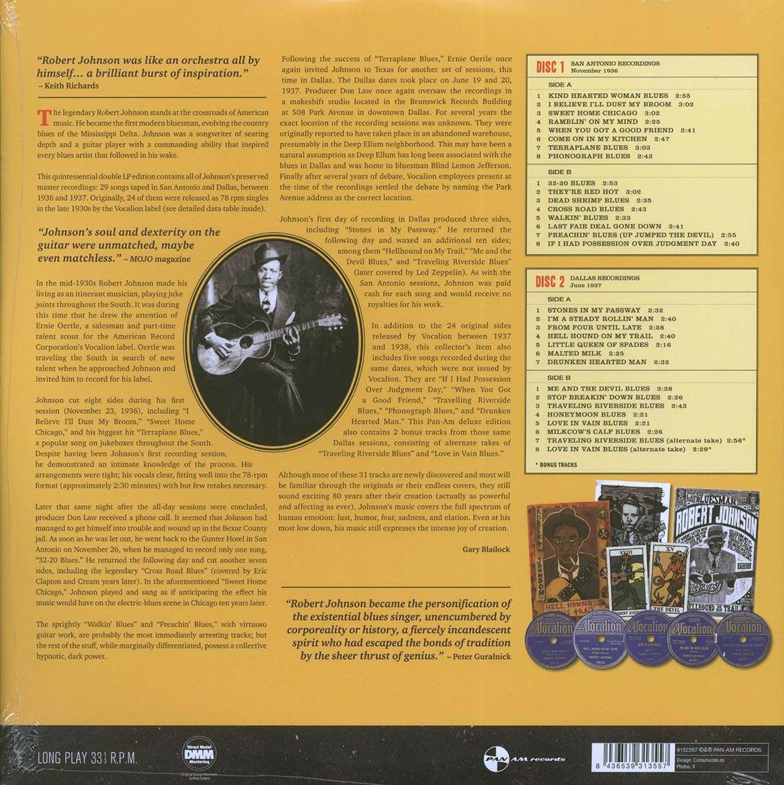 Robert Johnson - The Complete Master Takes: Genius Of The Blues (ltd. ed.) (2xLP) (180g)