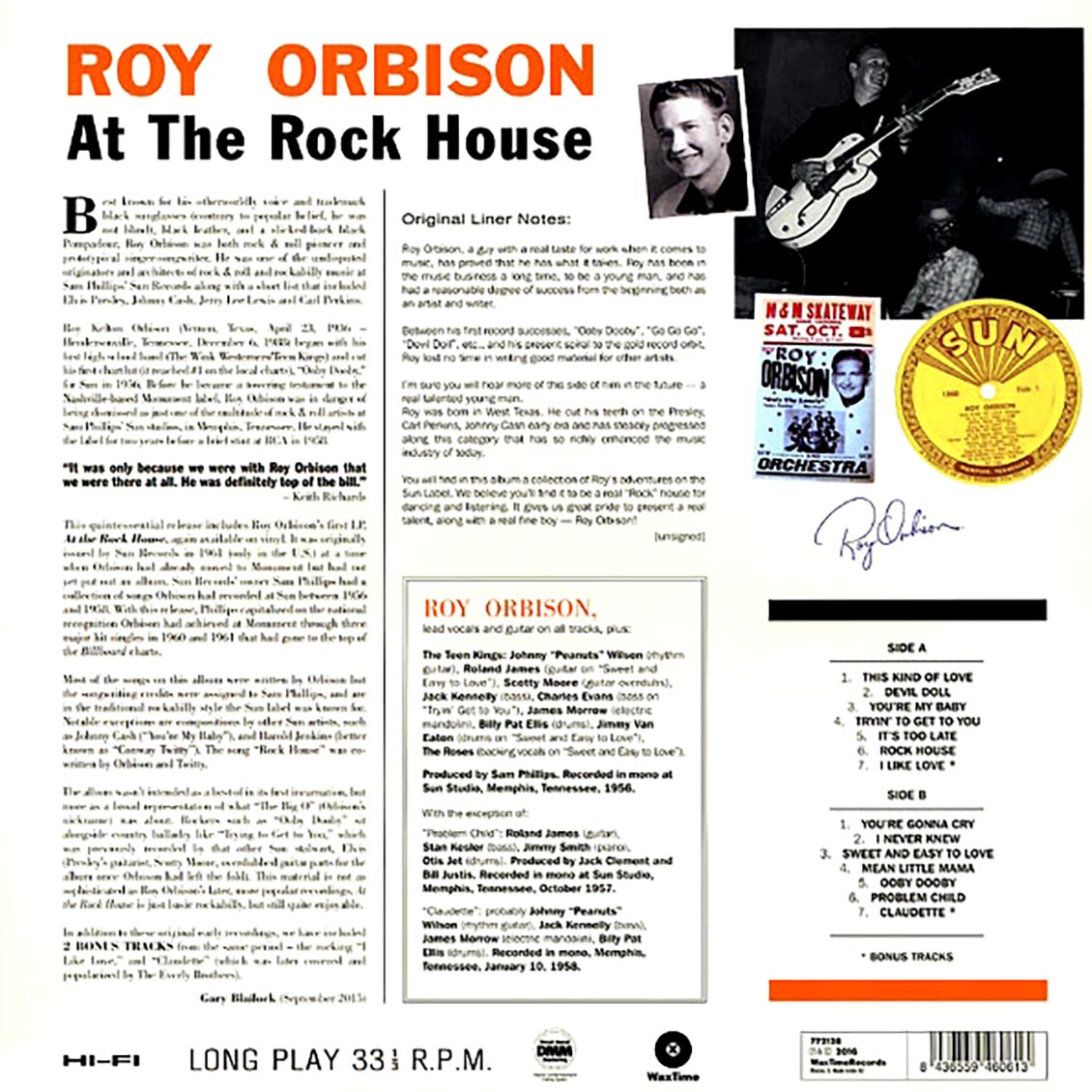 Roy Orbison - At The Rock House (ltd. ed.) (180g)