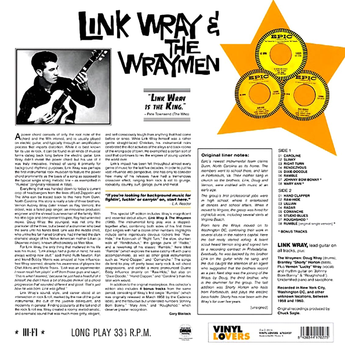 Link Wray & The Wraymen - Link Wray & The Wraymen (ltd. ed.) (180g)