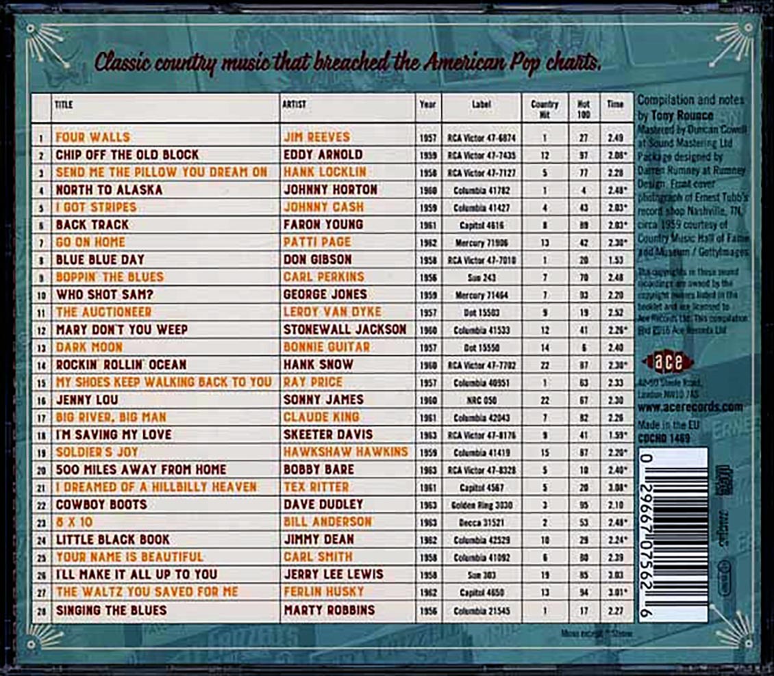 Various - The Golden Age Of American Popular Music: More Country Hits (28 tracks)