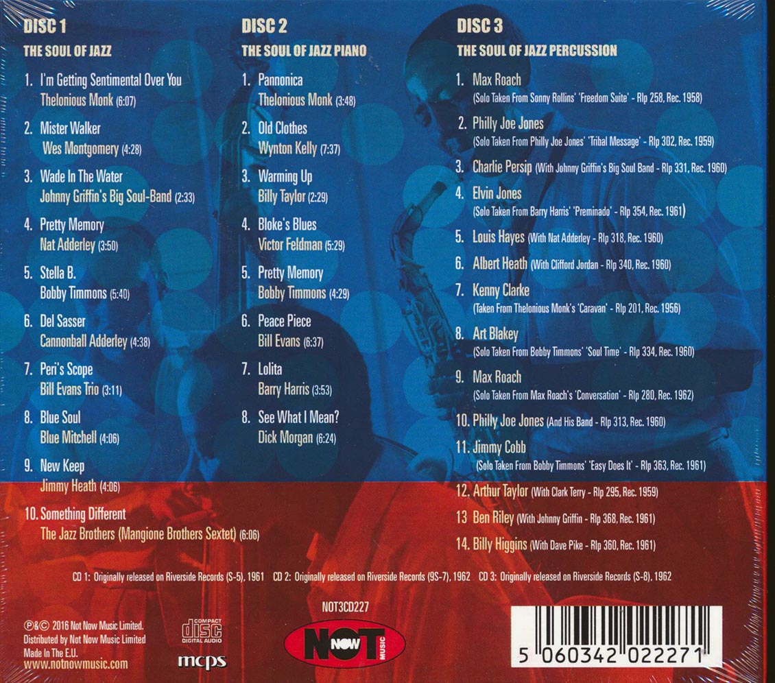 Various - The Soul Of Jazz (32 tracks) (3xCD) (deluxe 3-fold digipak)