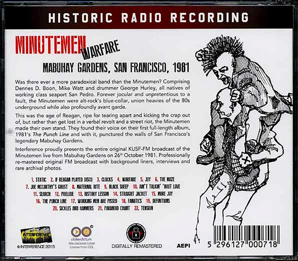 Minutemen - Warfare: Mabuhay Gardens, San Francisco, 1981