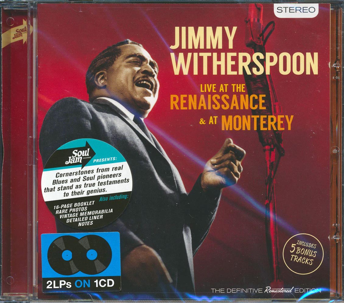 Jimmy Witherspoon - Live At The Renaissance & At Monterey (20 tracks) (2xCD) (incl. large booklet) (expanded edition) (remastered)