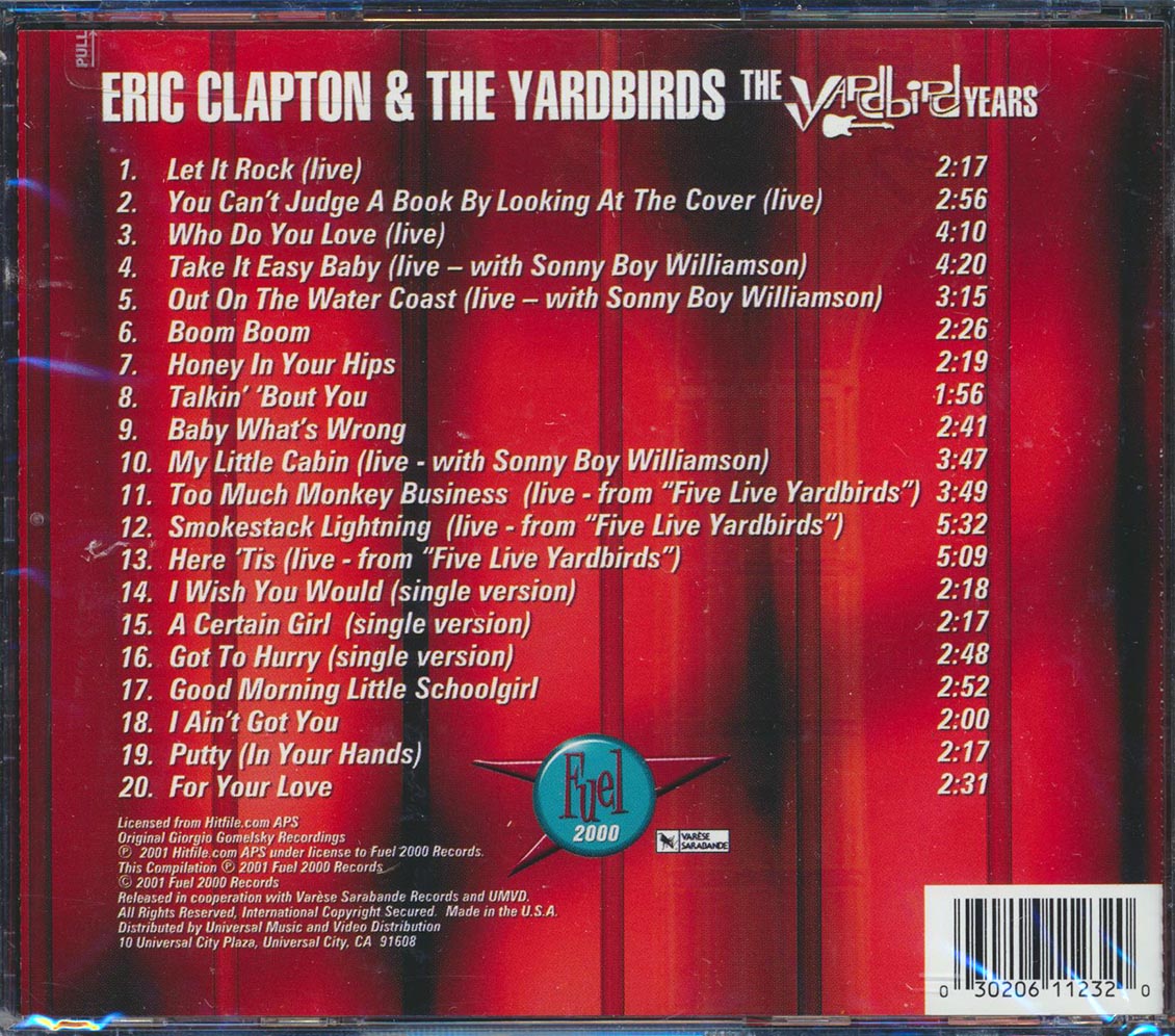 Eric Clapton & The Yardbirds - The Yardbird Years (20 tracks) (remastered)
